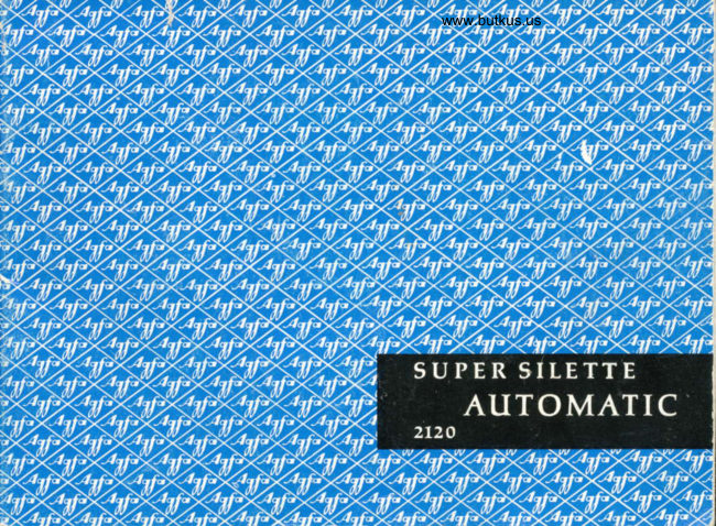 Agfa Agaf Super Silette Automatic manual cover