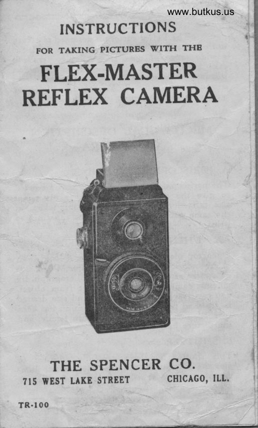 FLEX-MASTER Reflex manual cover