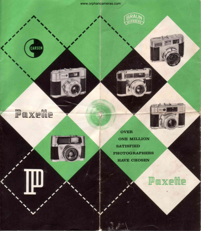 PAXETTE BOOKLET manual cover