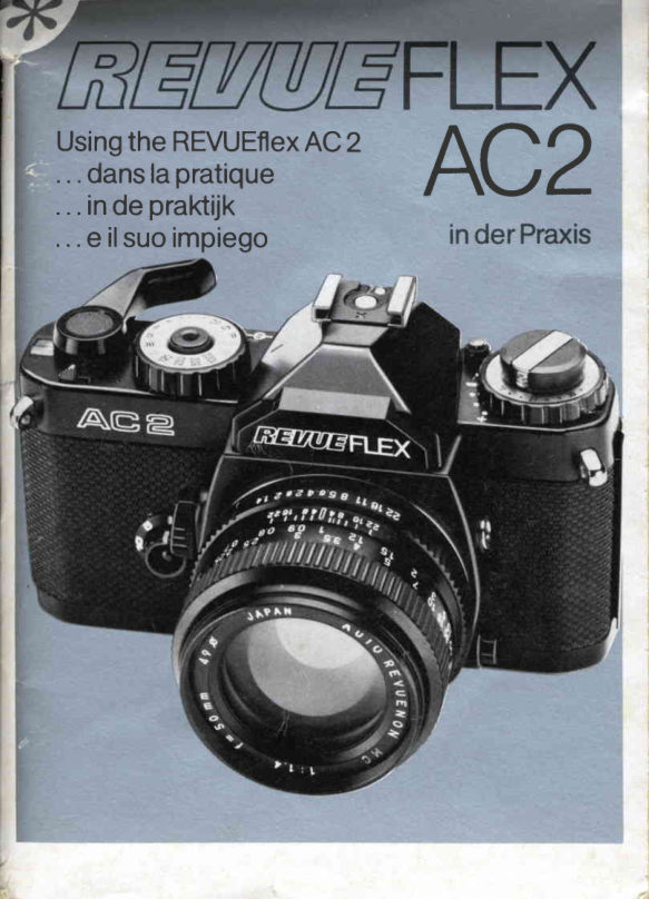 RevueFlex AC2 manual cover