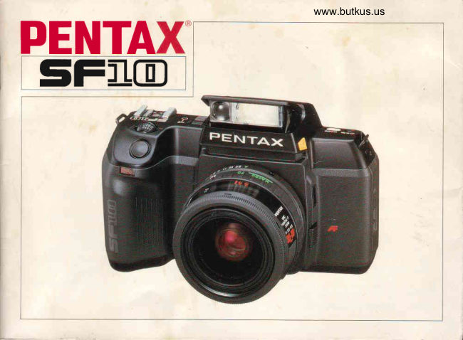 Pentax SF-10 manual cover