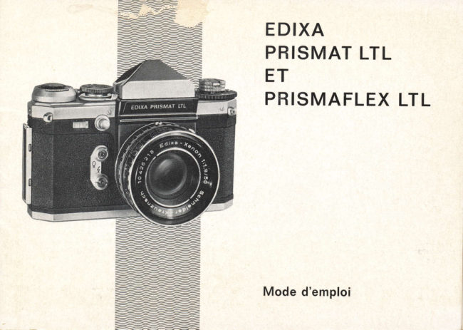 Exakta edixa prismat ltl fr manual cover