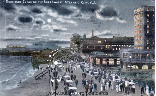 Atlantic City Boardwalk - Night 1917 manual cover