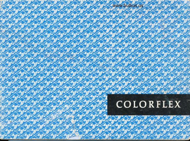 Agfa Colorflex I - II manual cover