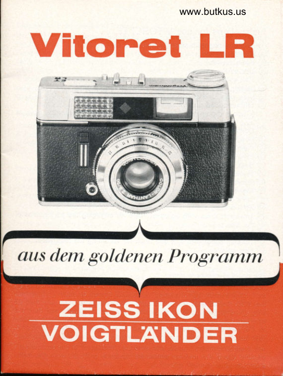 Voigtlander Vitoret LR manual cover