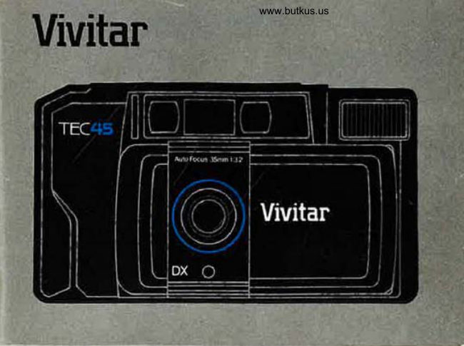 Vivitar TEC45 manual cover
