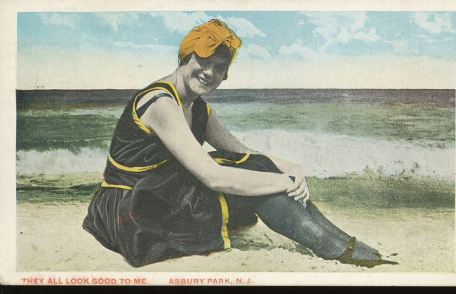 Girl on beach - 1923 manual cover