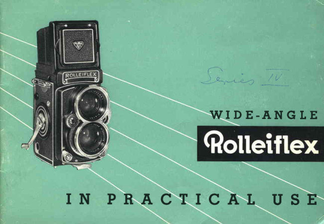 Rolleiflex Wide Angle manual cover