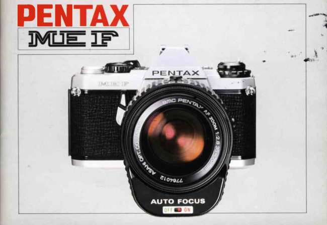 Pentax ME-F manual cover