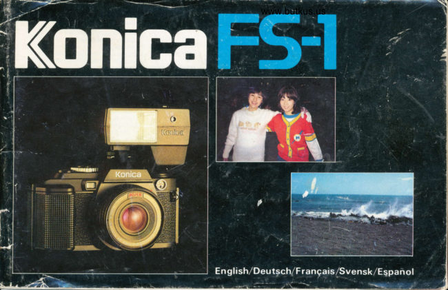 Konica Fs 1 manual cover