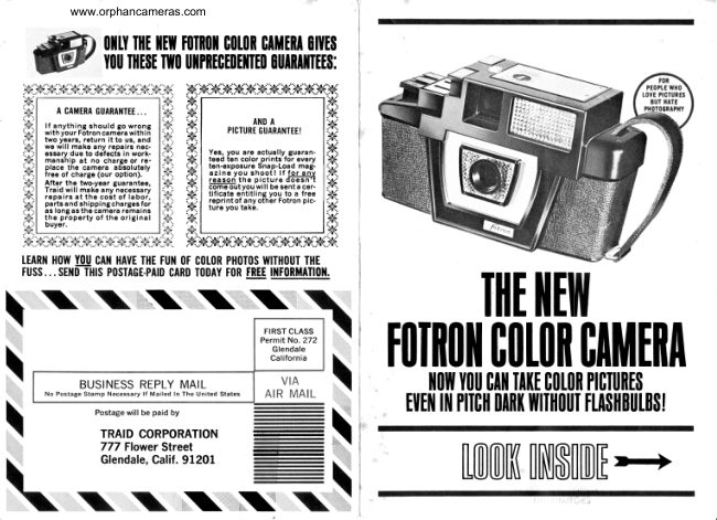 Foton FOTRON COLOR FLIER manual cover