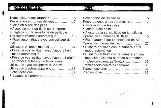 Yashica Cs 201 manual cover
