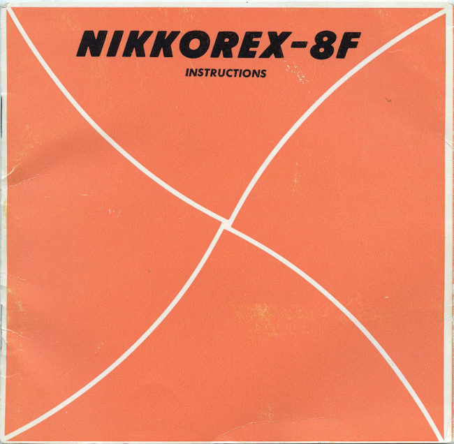 Nikon of NIKKOREX - 8F manual cover
