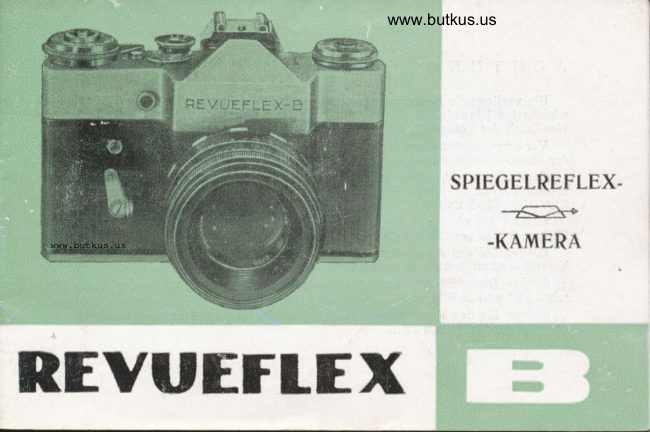 Revueflex B manual cover