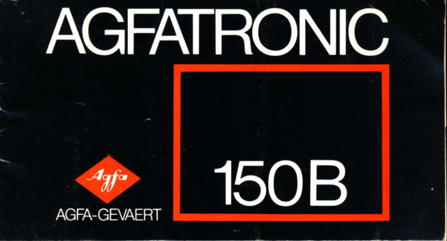 Agfa Afgatronic 150B manual cover