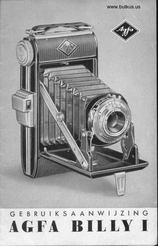 Agfa Billy I Gebruiksaanwijzing manual cover