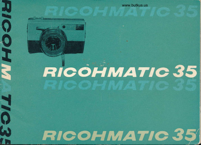 Ricoh Ricohmatic 35 manual cover
