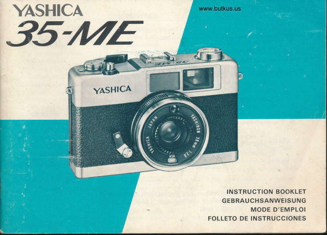 Yashica 35-ME manual cover