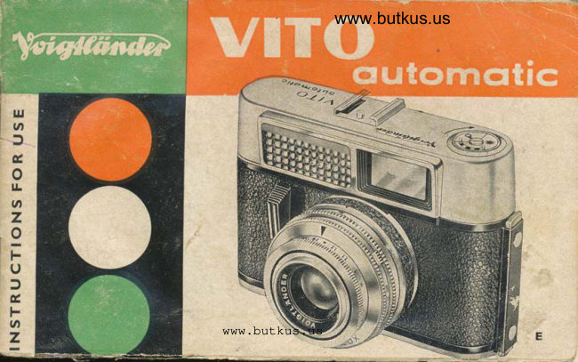Voigtlander Vito Automatic manual cover