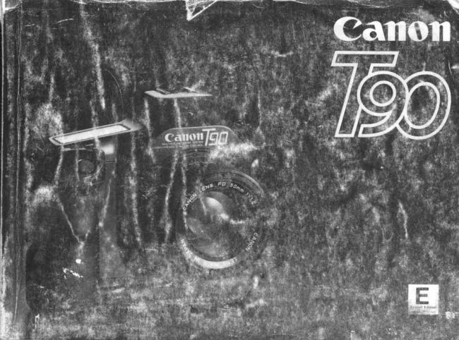Canon T90 manual cover