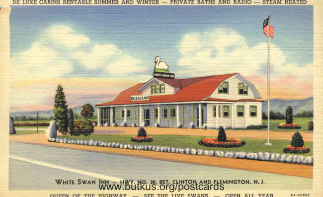 Clinton Twp. Rt. 31 White Swan Restaurant - 1950s manual cover
