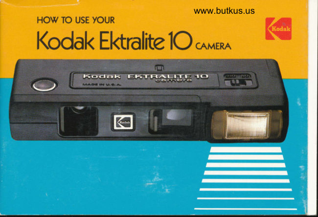 Kodak Ektralite 10 manual cover