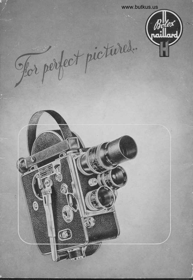 Paillard-Bolex Model H manual cover