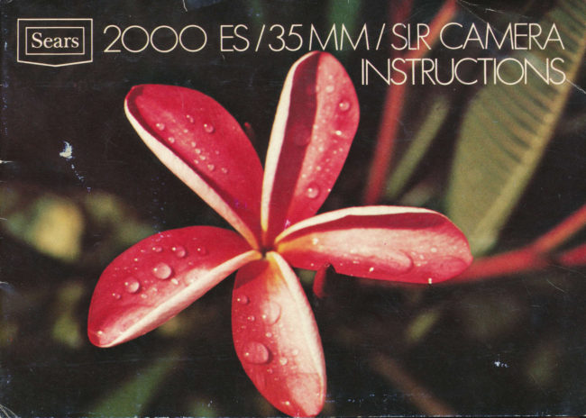 Sears 2000 ES manual cover