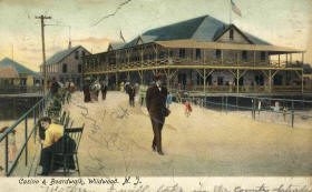 Historic Wild Wood NJ post card - Wildwood Casino - 1917