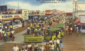 Historic Wild Wood NJ post card