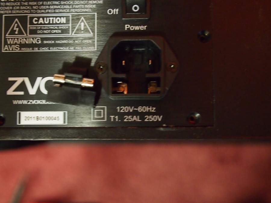 ZVOX 575 HSD won't turn on
