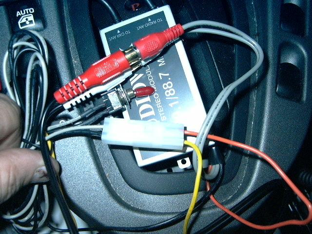 Installing Sirius in a Saturn Vue