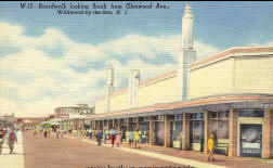Historic Wild Wood NJ post card - Boardwalk 1950s