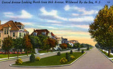 Historic Wild Wood NJ post card