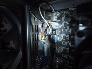 Bio-star computer motherboard fried power connection