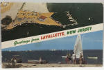 Lavallette, NJ - post card - 1958