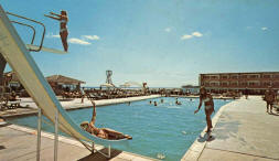 Historic Wild Wood Crest, NJ post card - Diamond Beach - 1970s