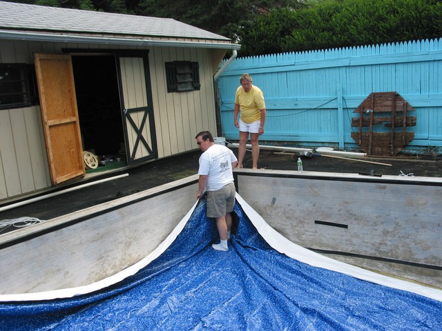 Find the corners and then LOCK THEM Wait for it to almost hit the return line, then cut the return line hole.