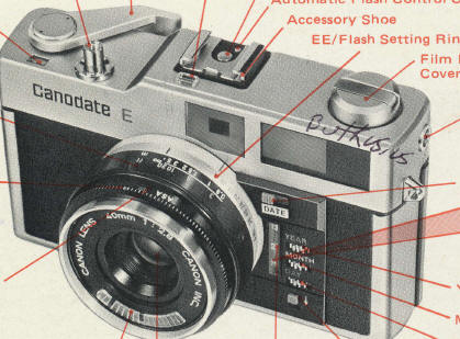 Canon Canodate E Instructions