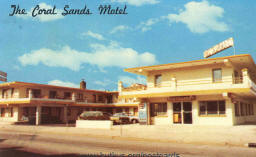 Historic Ocean City NJ post card - Coral Sands Motel - 1978
