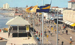 Historic Ocean City NJ post card - 4 from '67