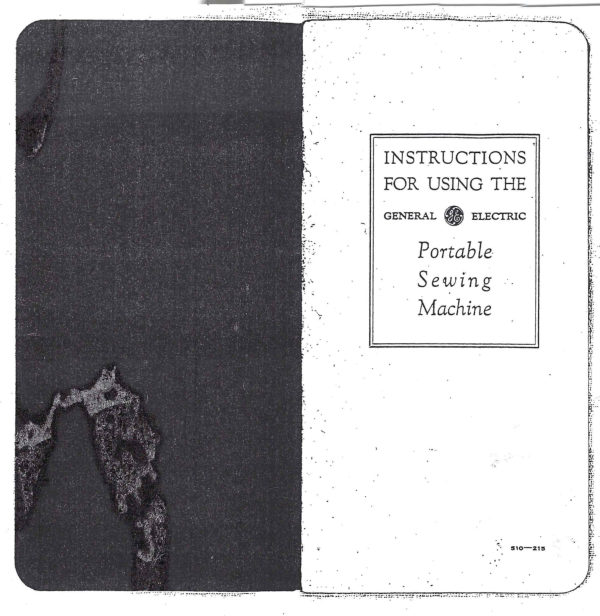 General Electric Portable manual cover
