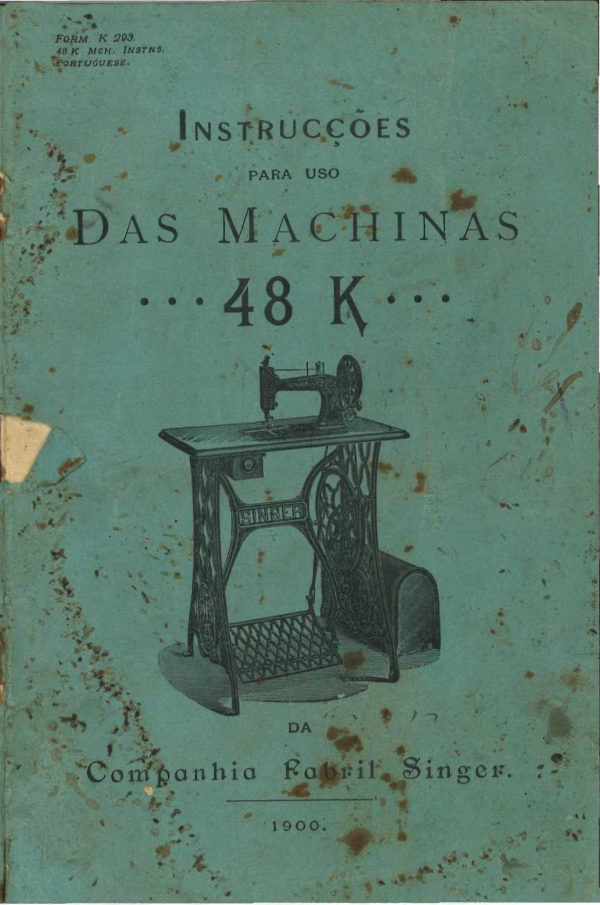 Singer 48K - Portugues (1900) manual cover