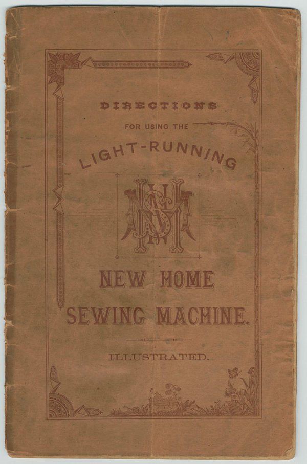1881 Light Running New Home manual cover
