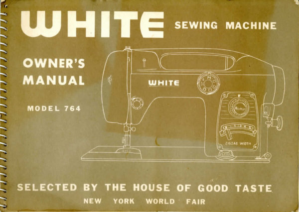 White Model 764 manual cover