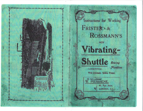 Frister & Rossmann Vibrating Shuttle manual cover