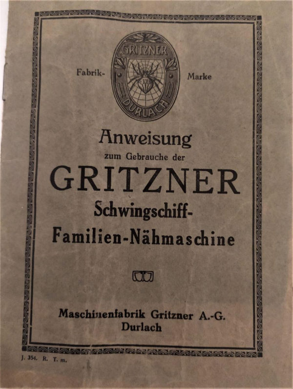 Gritzner TSk manual cover