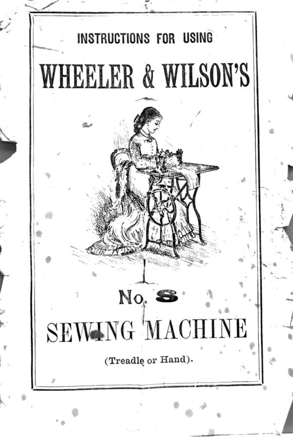 Wheeler & Wilson Number 8 manual cover