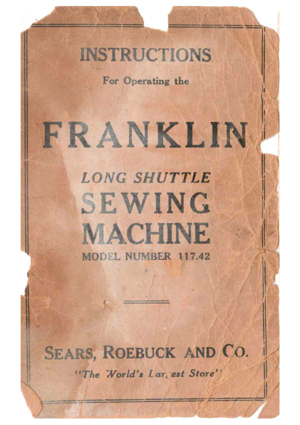 Franklin Long Shuttle manual cover