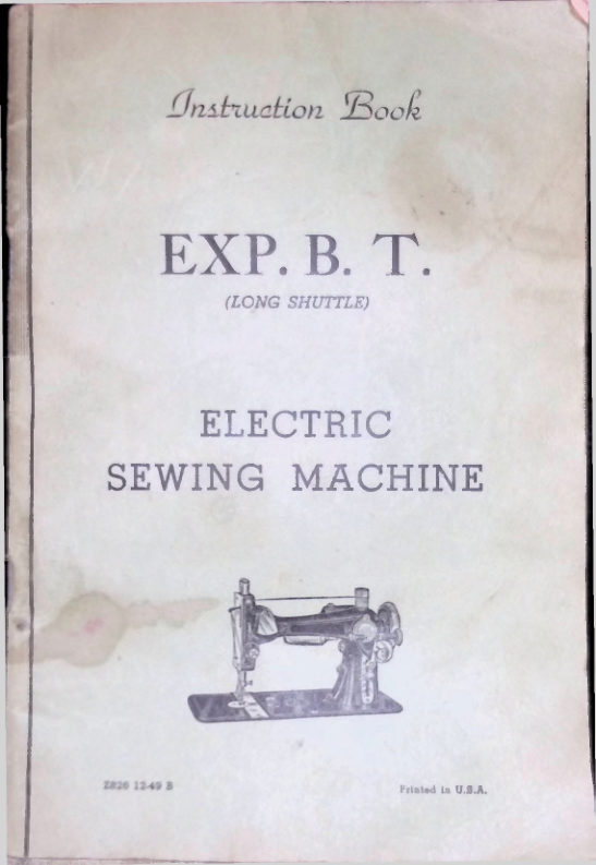 Eldredge B Long-Shuttle manual cover